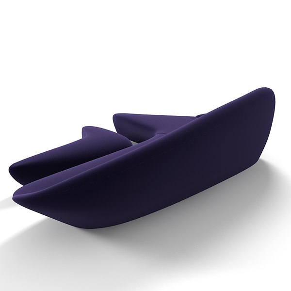 3d model of moon zaha hadid sofa